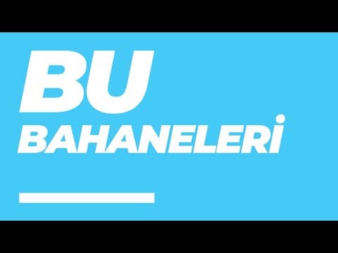 Akıl Almaz Bahaneler #3