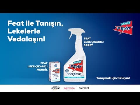 Feat Leke Çıkarıcı Sprey | Yağlı, Salçalı Yemek Lekesi