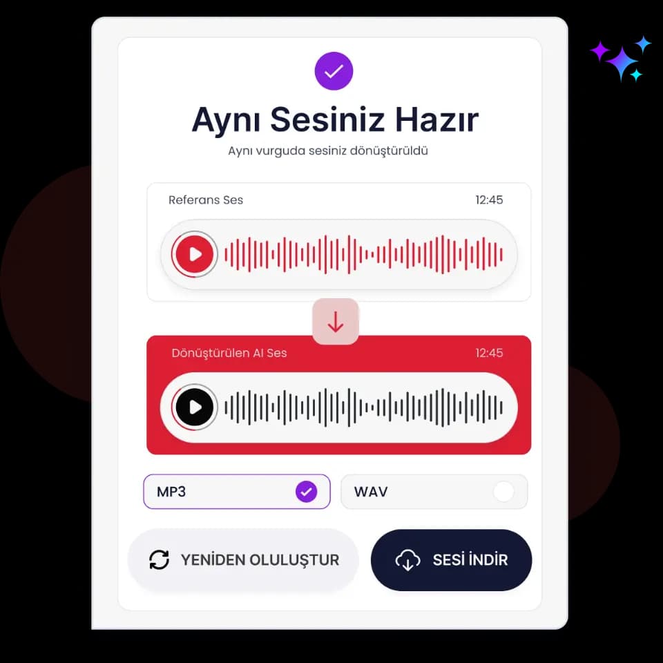 Aynı vurgu, yepyeni bir ses